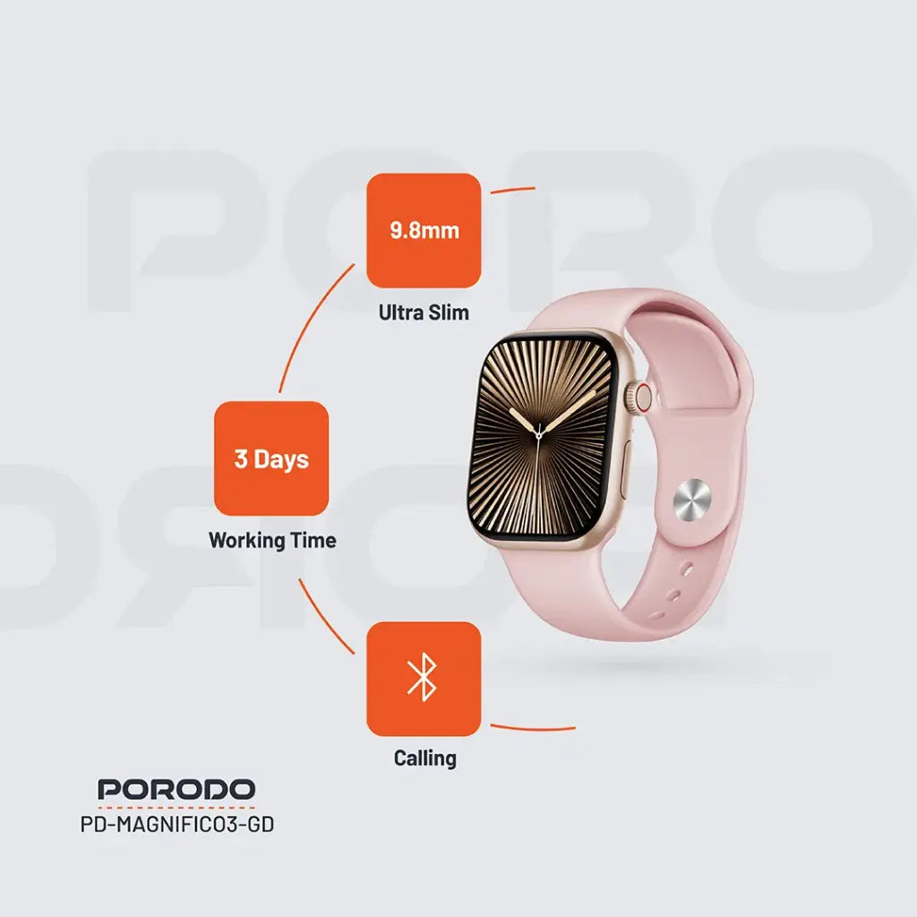 Porodo Magnifico 3 Smart Watch