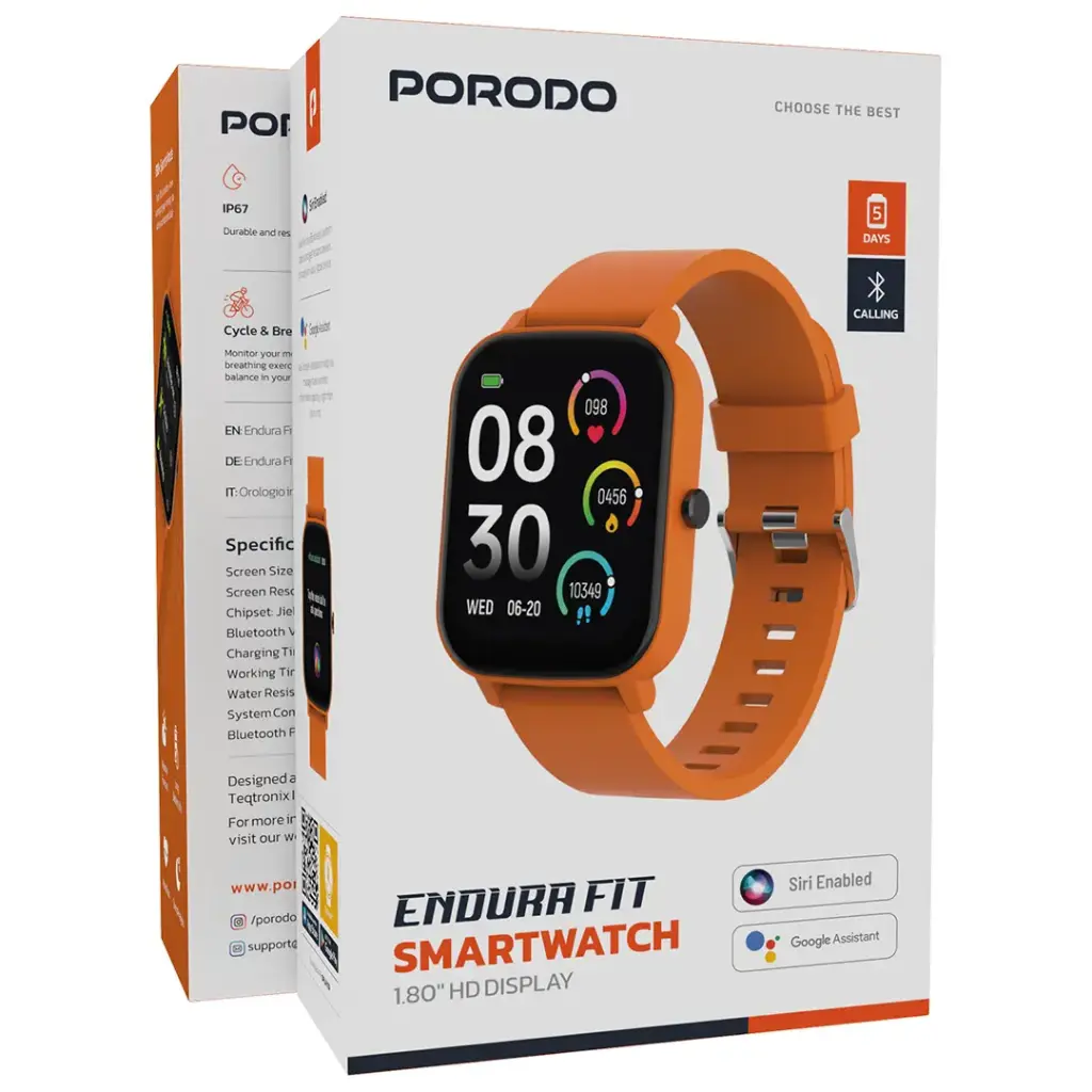 Porodo Endura Fit Smart Watch