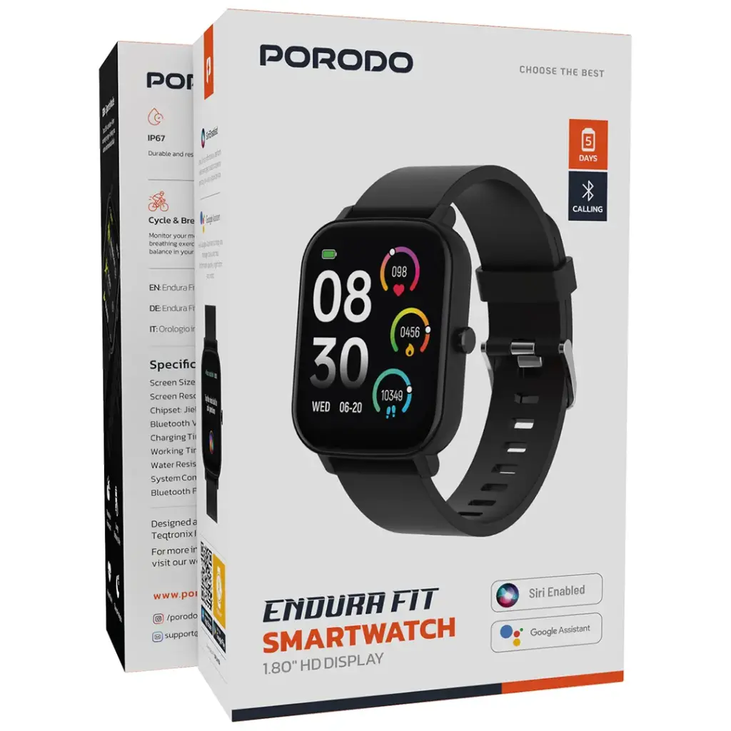 Porodo Endura Fit Smart Watch