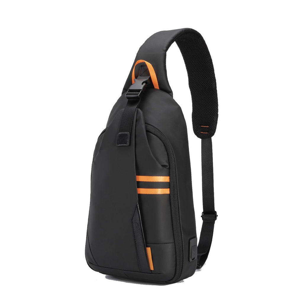 Porodo Gaming Water- Resistant PU Sling Bag With USB-C Port