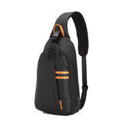 Porodo Gaming Water- Resistant PU Sling Bag With USB-C Port