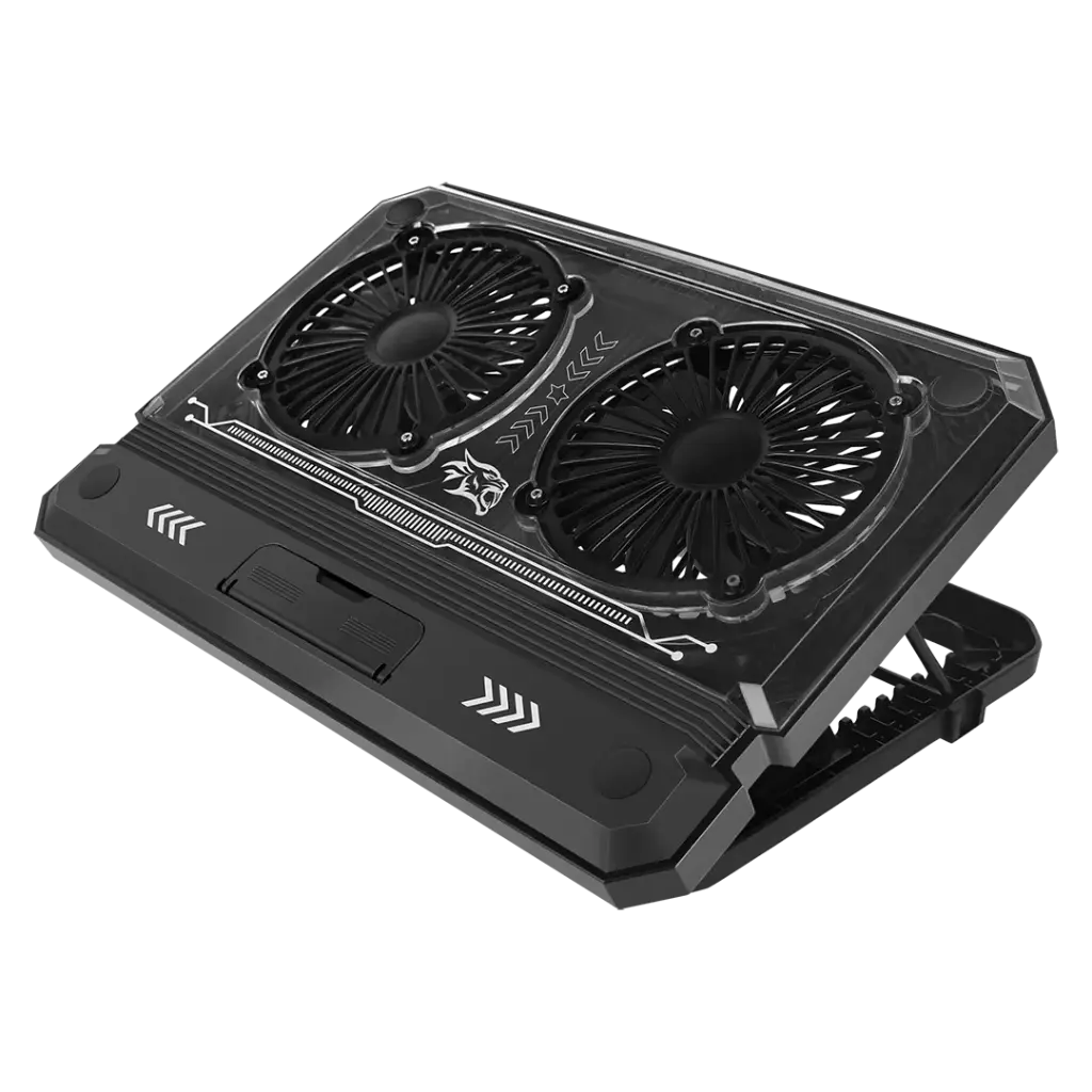 Porodo Gaming Crystal Shell Laptop Cooling Pad