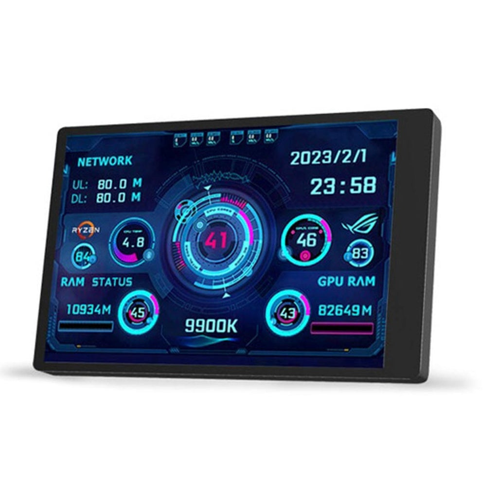 Porodo Gaming PC Health Monitor 3.5" Display With Macro Software
