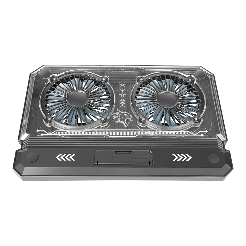 Porodo Gaming Crystal Shell Laptop Cooling Pad