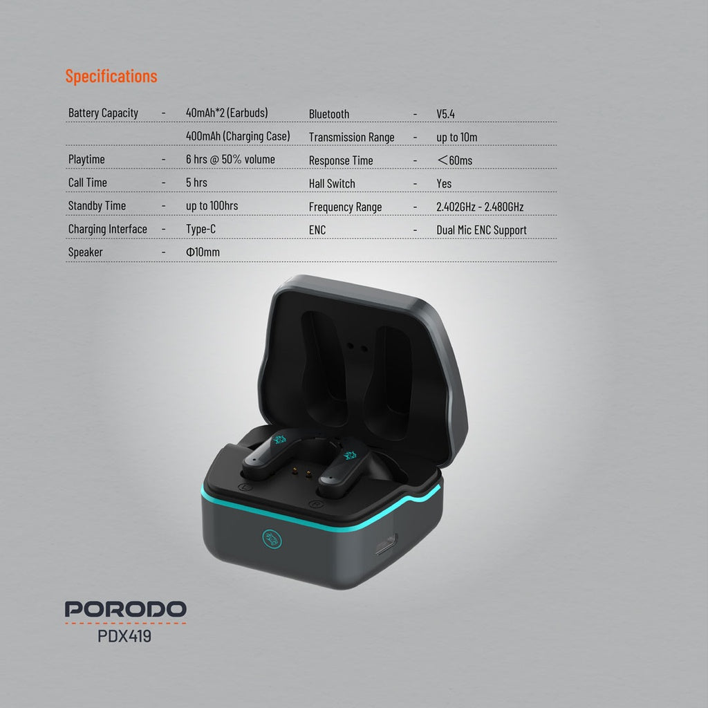 Ultra Low-Latency Gaming Earbuds