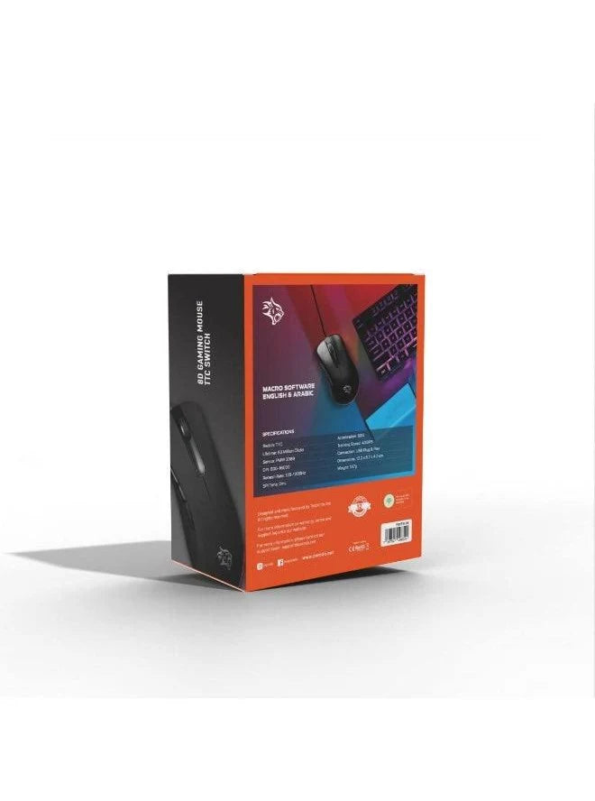 Porodo Gaming Blackhawk 8D Gaming Mouse