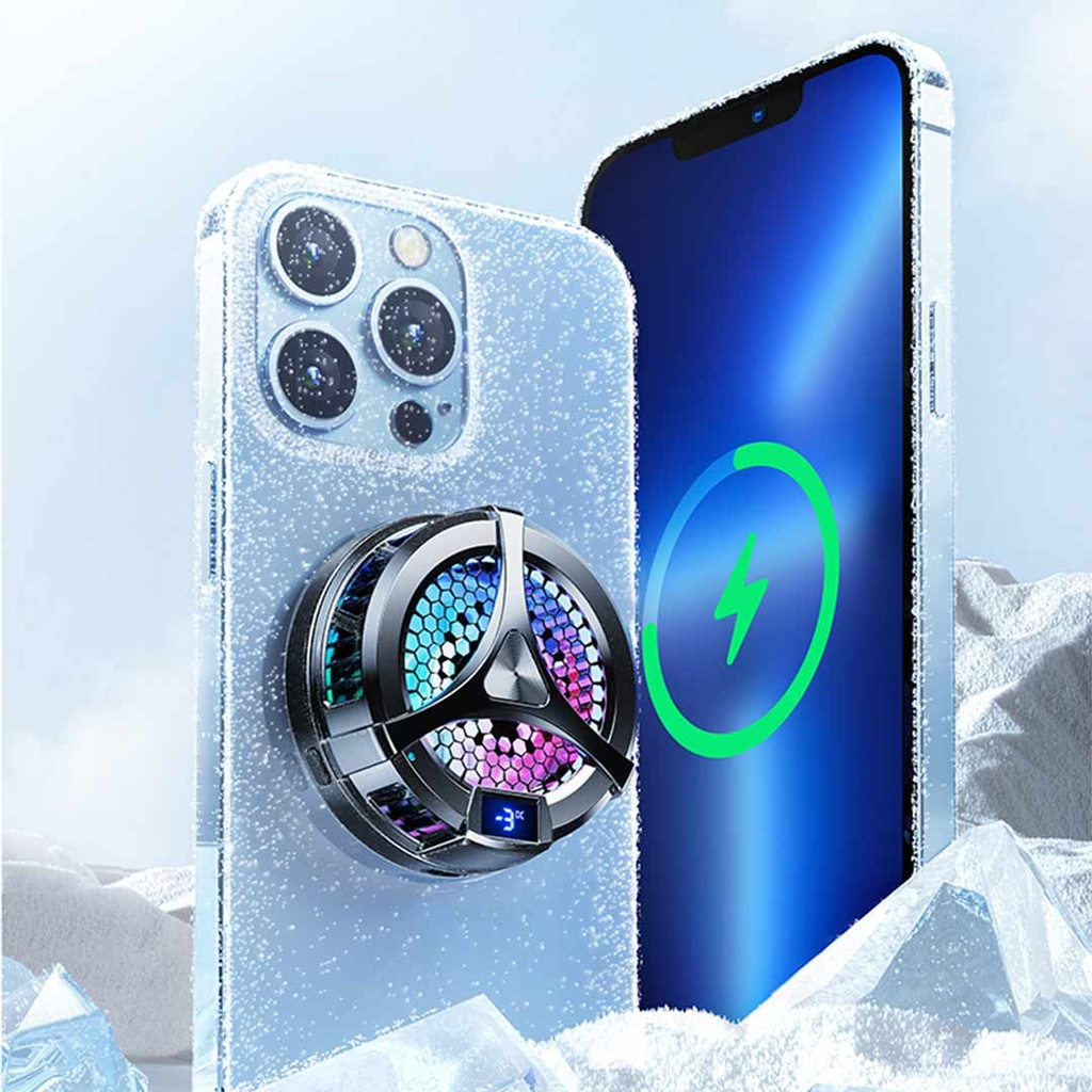 Porodo Gaming Semiconductor Mobile Cooling Wireless Charging Magsafe