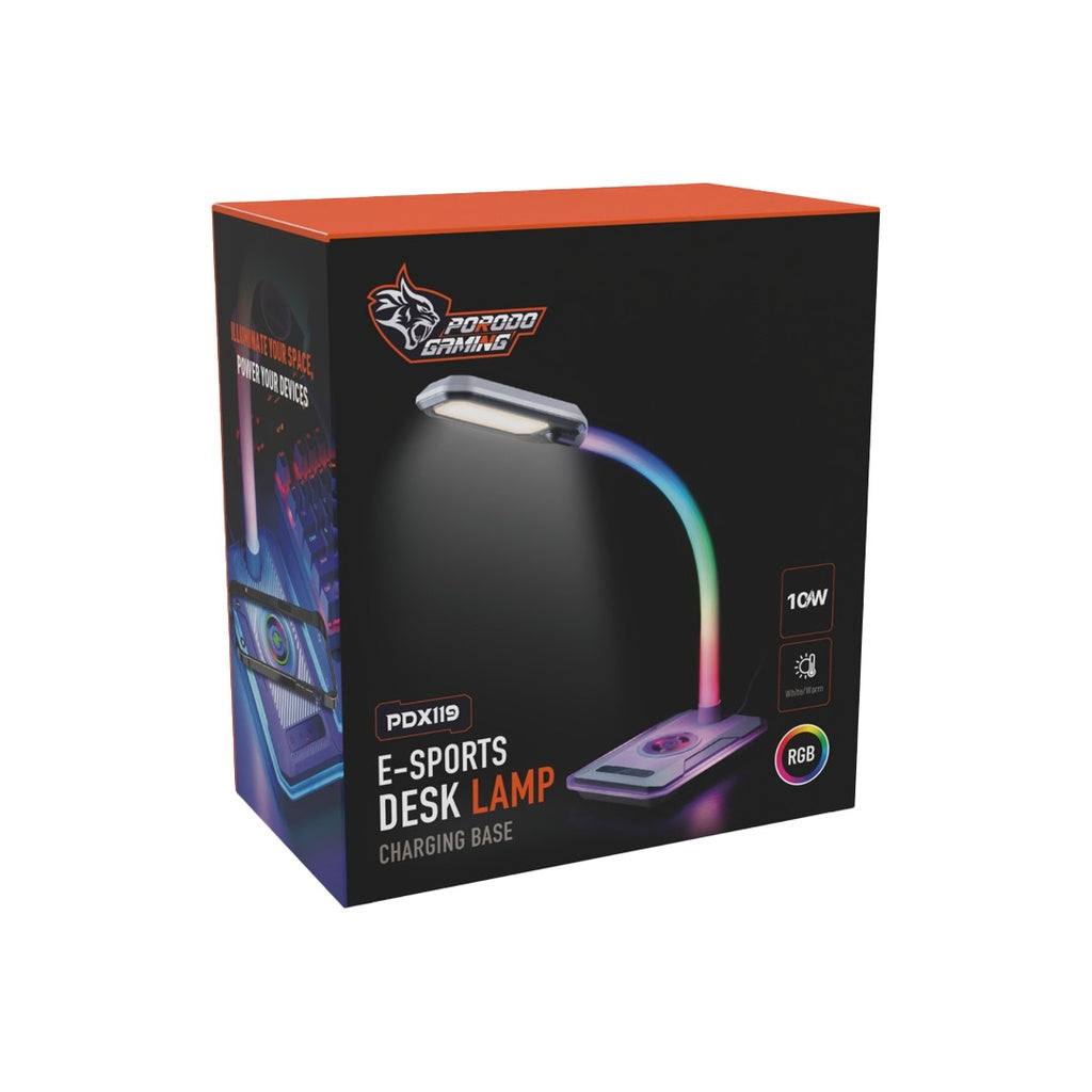 Porodo Gaming E-Sports Desk Lamp Charging Base