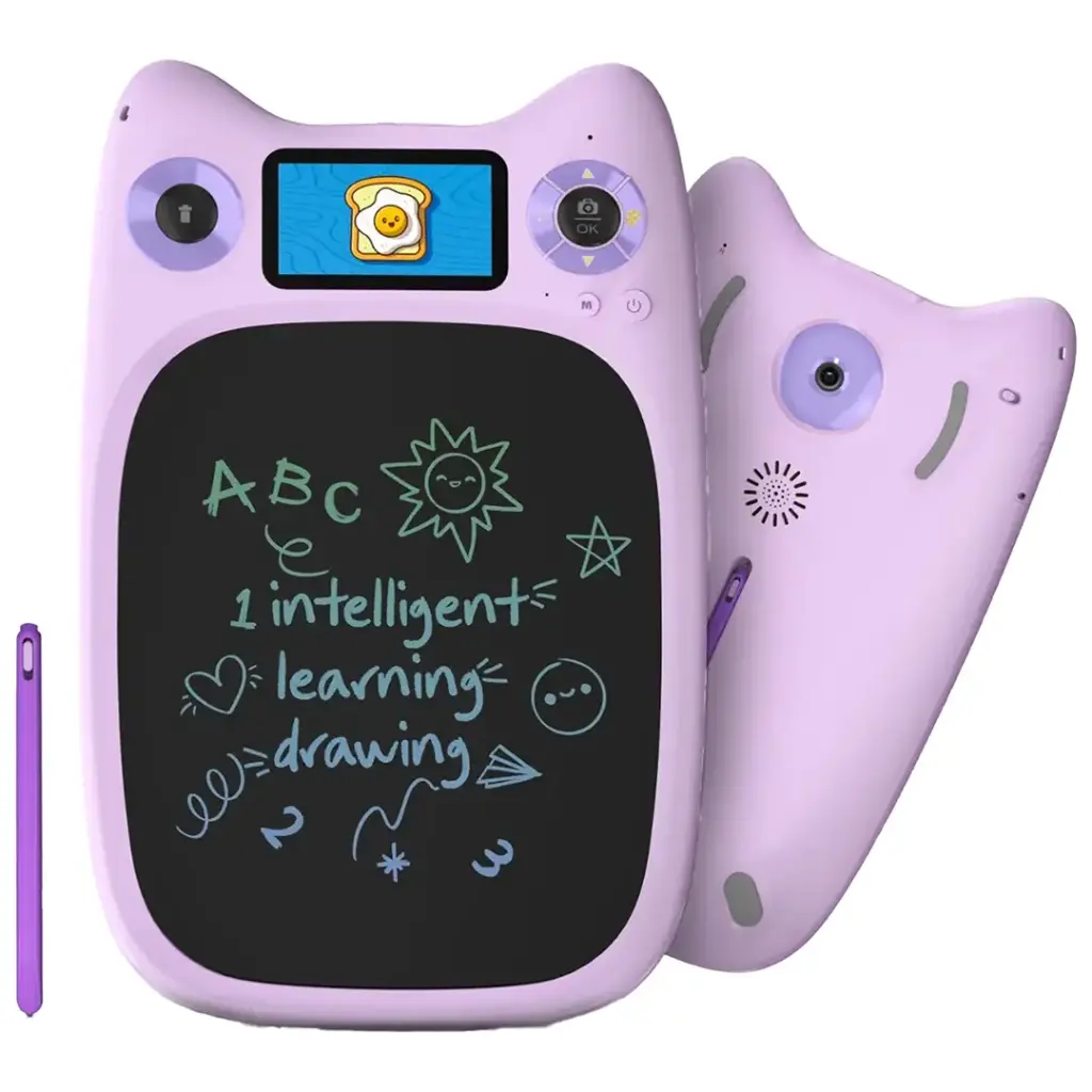 Porodo Kids Drawing & Writing Board 95 Guided Drawings | 3.0" IPS Display