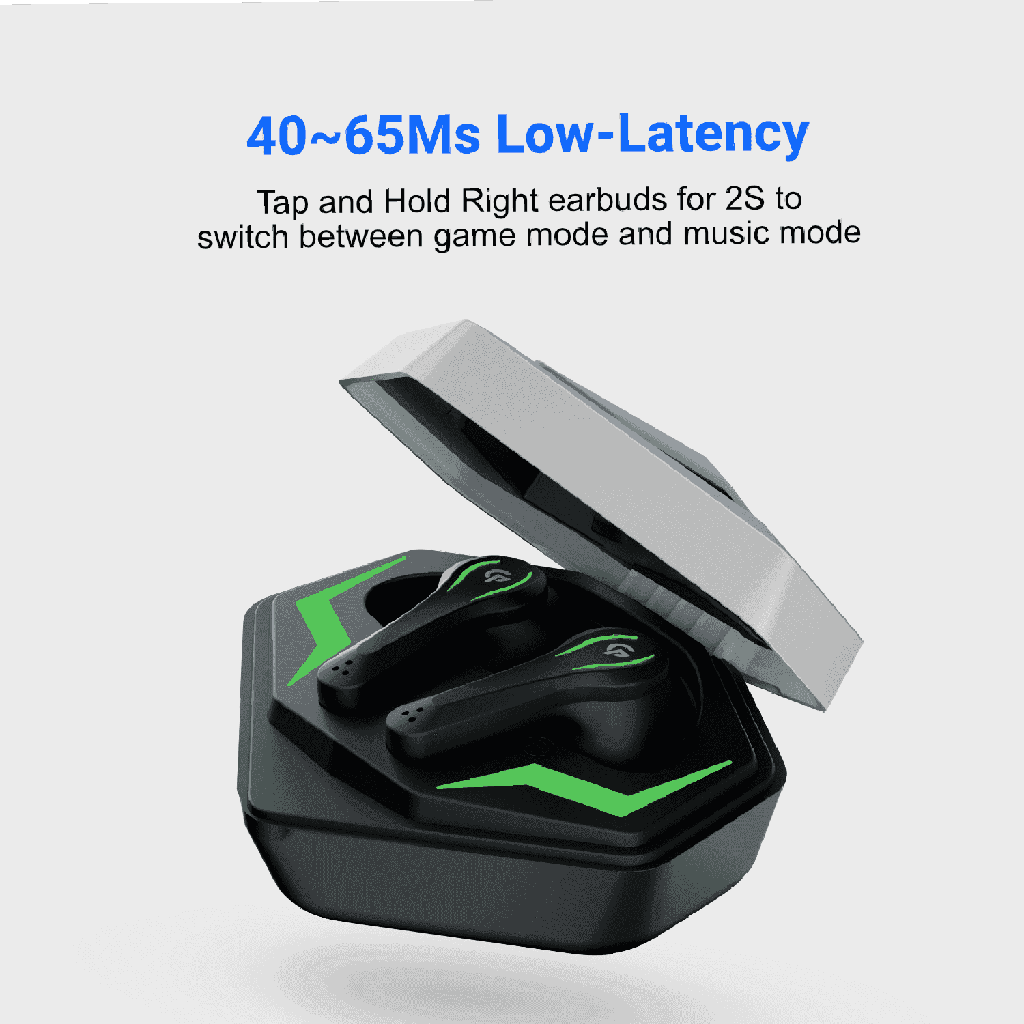 Porodo Gaming True-Wireless Gaming Earbuds