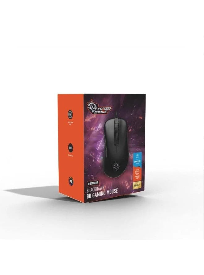 Porodo Gaming Blackhawk 8D Gaming Mouse