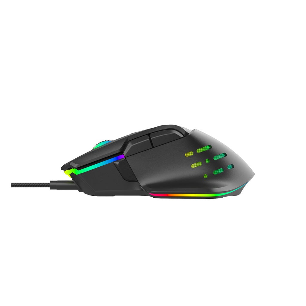 Porodo Gaming 12800 DPI Gaming Mouse 9 Programmable Keys