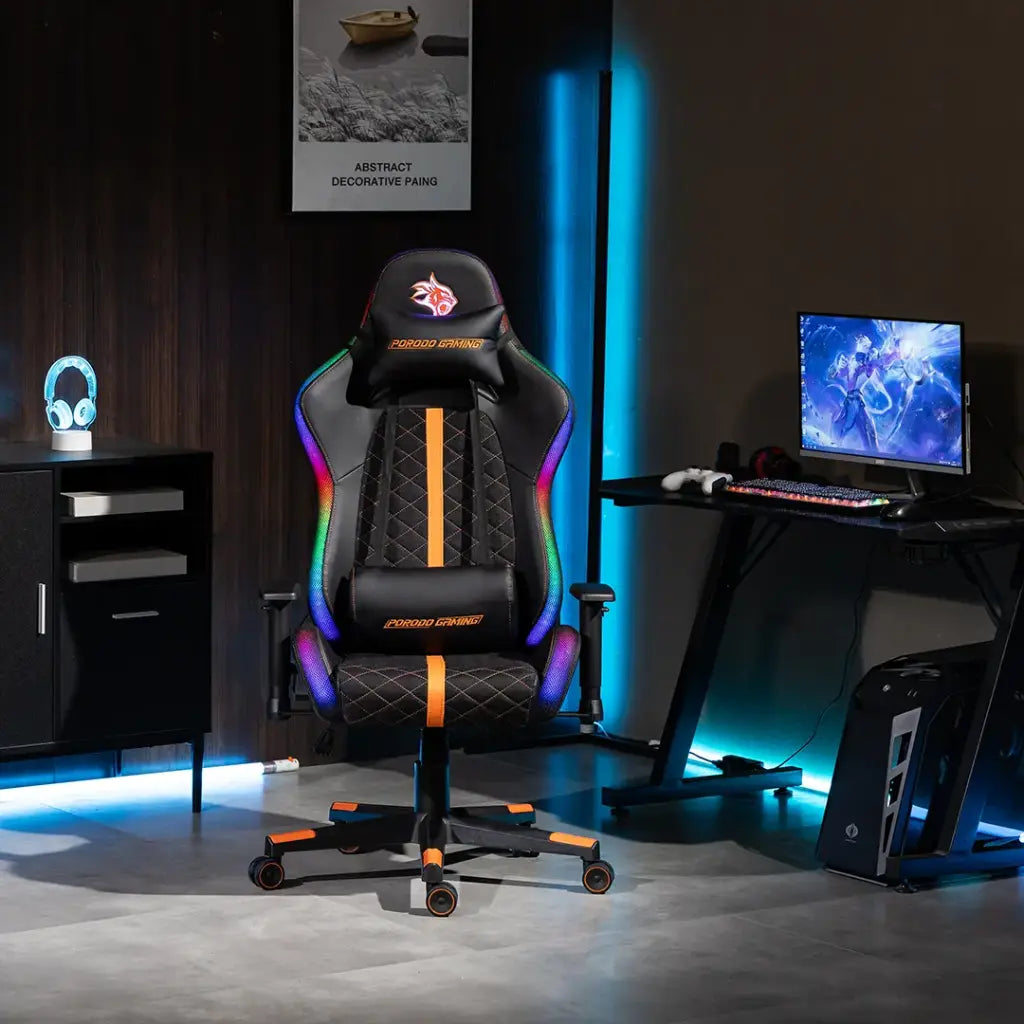 Porodo Gaming Ergonomic RGB Gaming Chair
