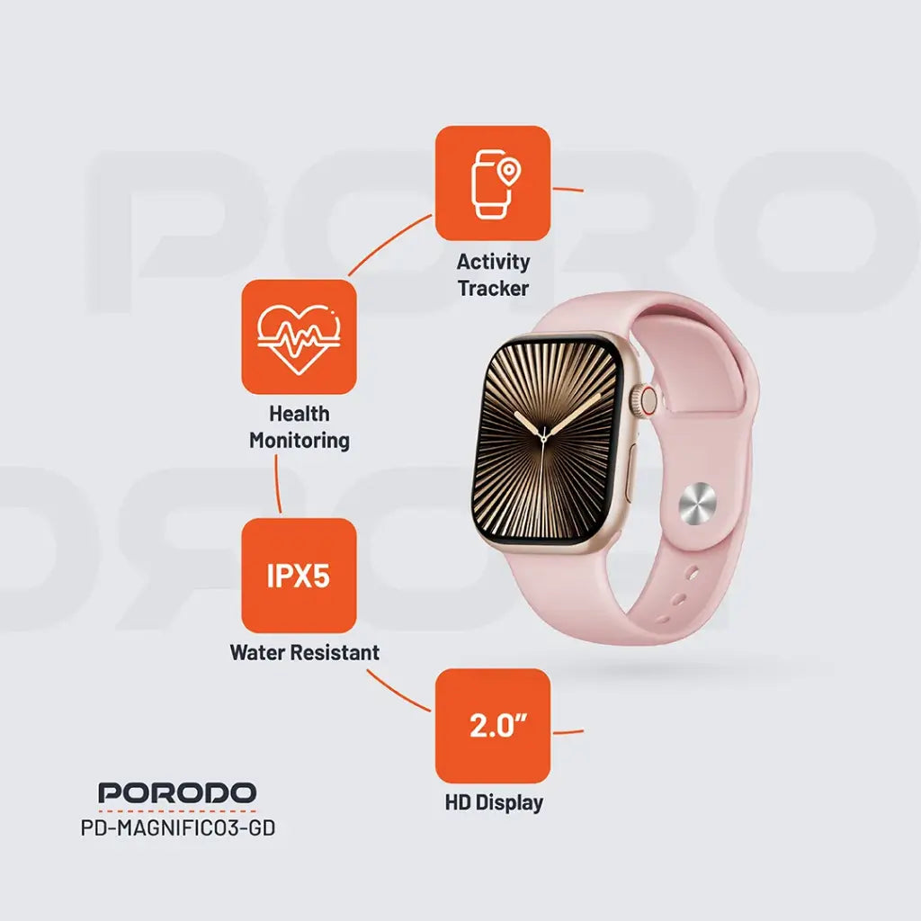 Porodo Magnifico 3 Smart Watch