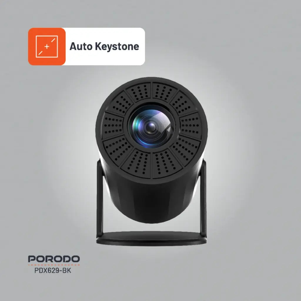 Porodo Gaming 4K Projector Android 11 with Auto Keystone and Gamepad Controller