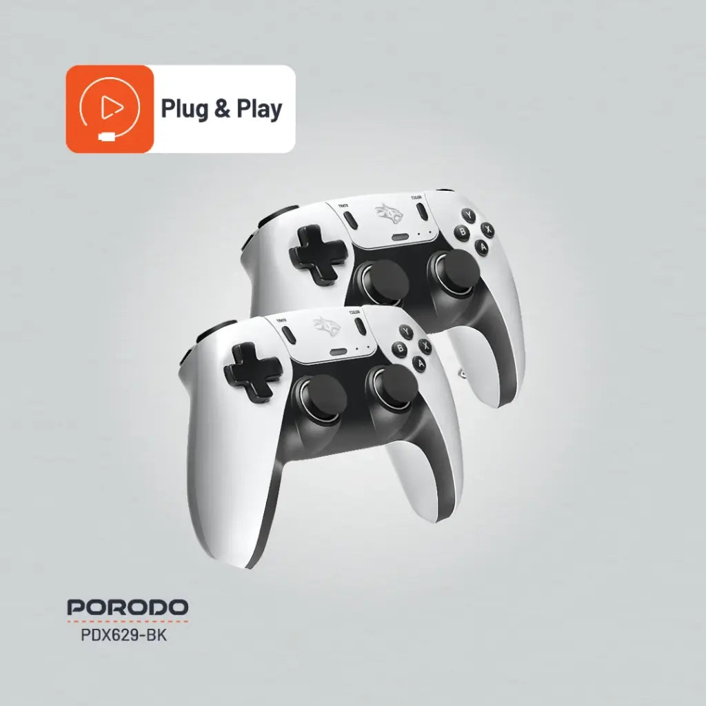 Porodo Gaming 4K Projector Android 11 with Auto Keystone and Gamepad Controller