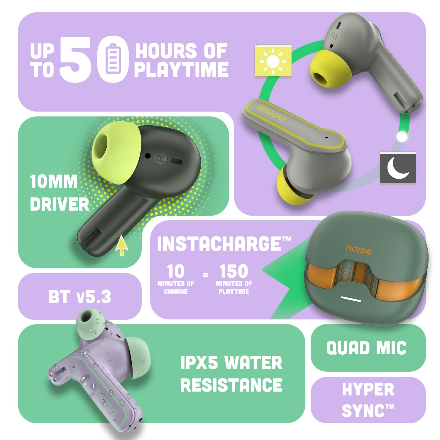 Noise Pop Buds Truly Wireless Earbuds