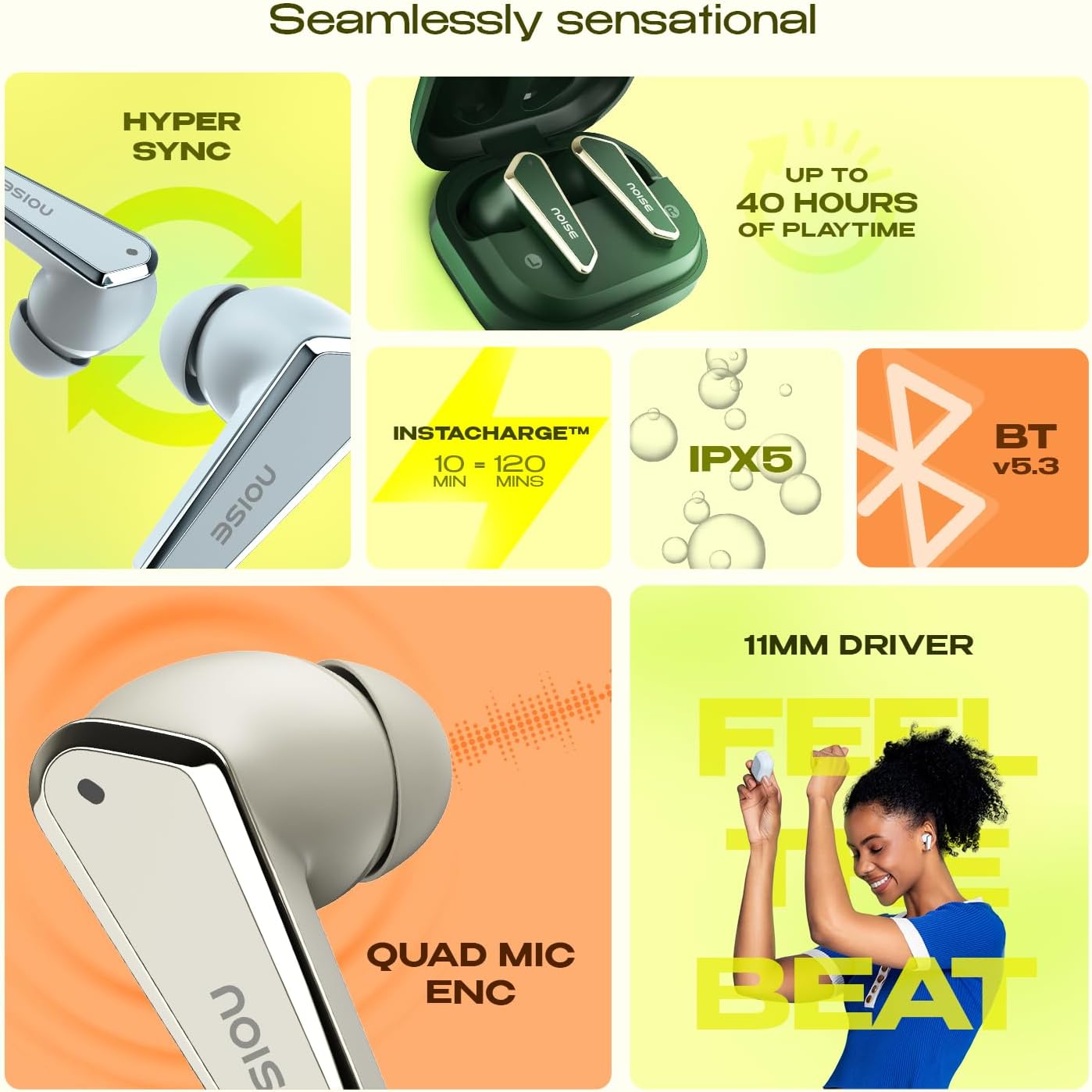 Noise Air Clips 2 Open Ear Clip-On Earbuds