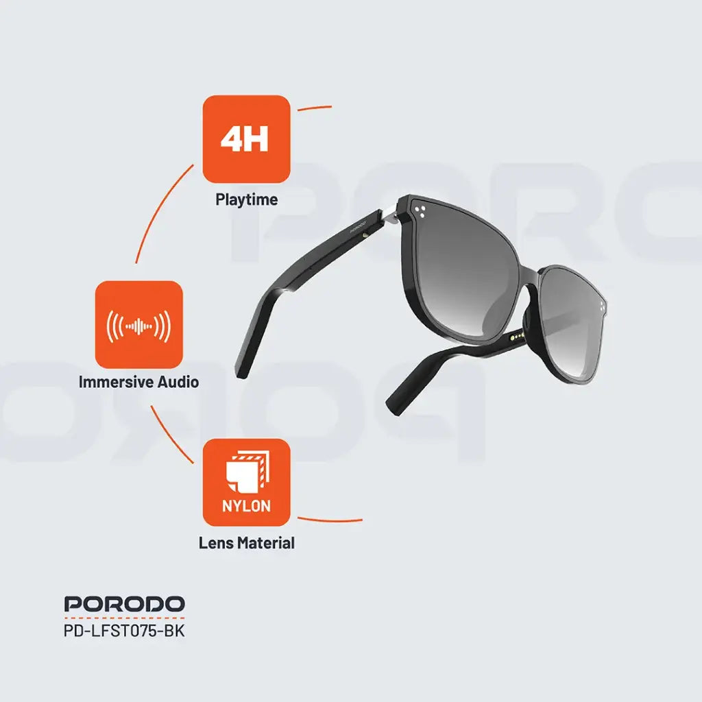 Porodo Lifestyle Polarized Sunglasses With Speaker