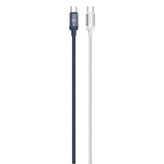 Green Lion 100W DUO COLOR BRAIDED USB-C TO USB-C CABLE 1M