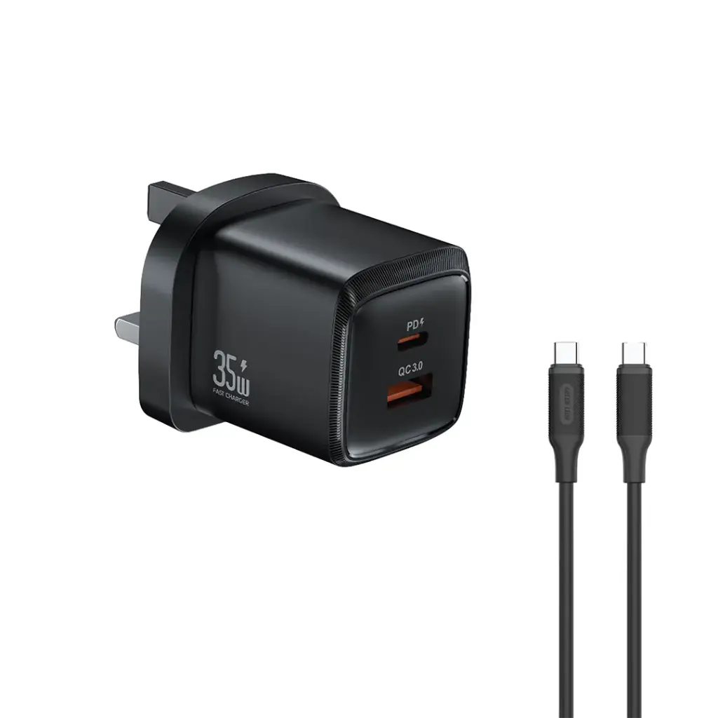 Green Lion G-Charge Series Dual Port Wall Charger PD+QC 35W