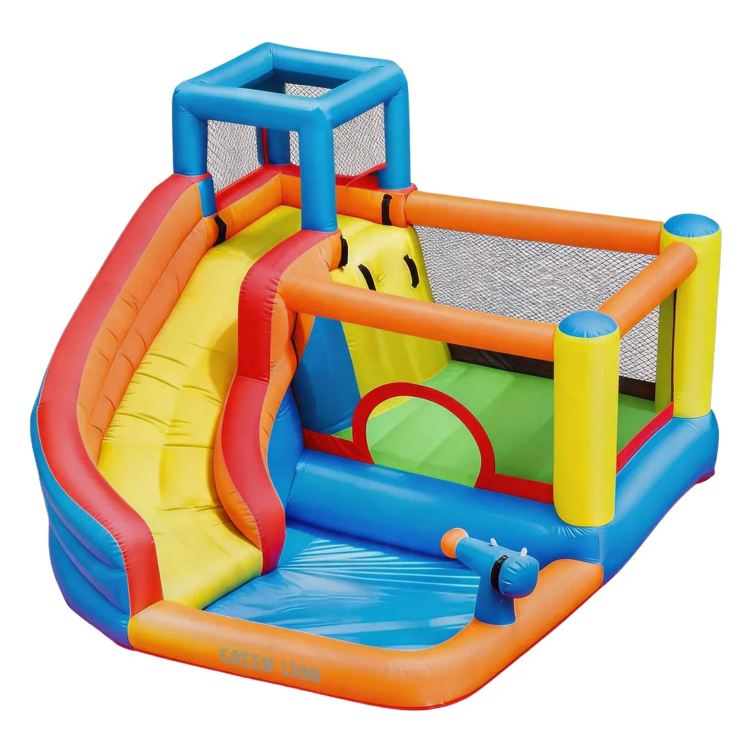 Green Lion Joy Land Inflatable Bounce House