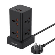 Green Lion Power Tower Multi-Port Power Strip 2500W 2M Cable