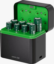 Green Lion RECHARGEABLE 4*AA + 4*AAA Battery Dock USB- C
