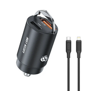 Green Lion Ring Charge Dual Port Car Charger PD 36W C to L 1m Cable
