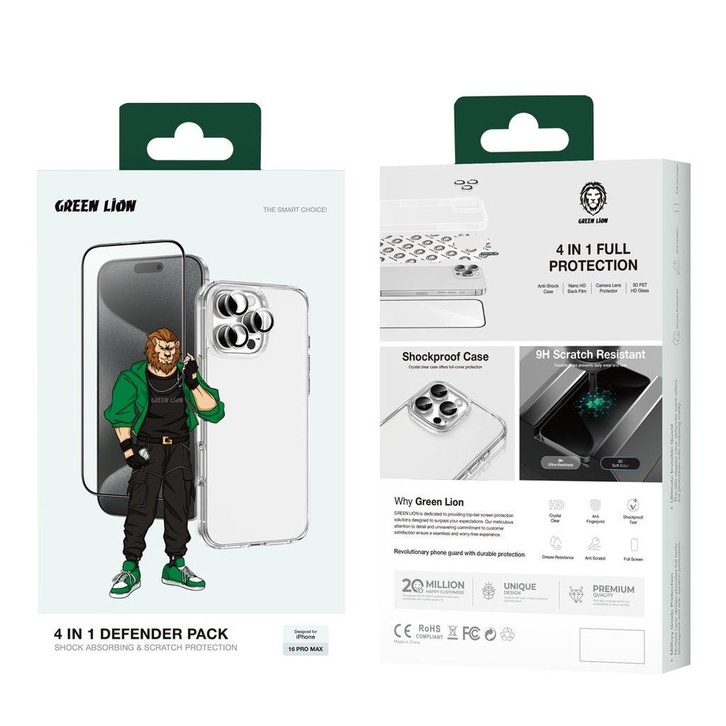 Green Lion 4 In 1 Defender Pack