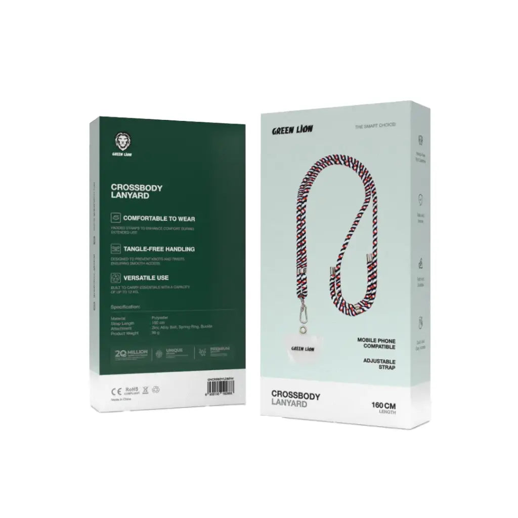 Green Lion Crossbody Lanyard