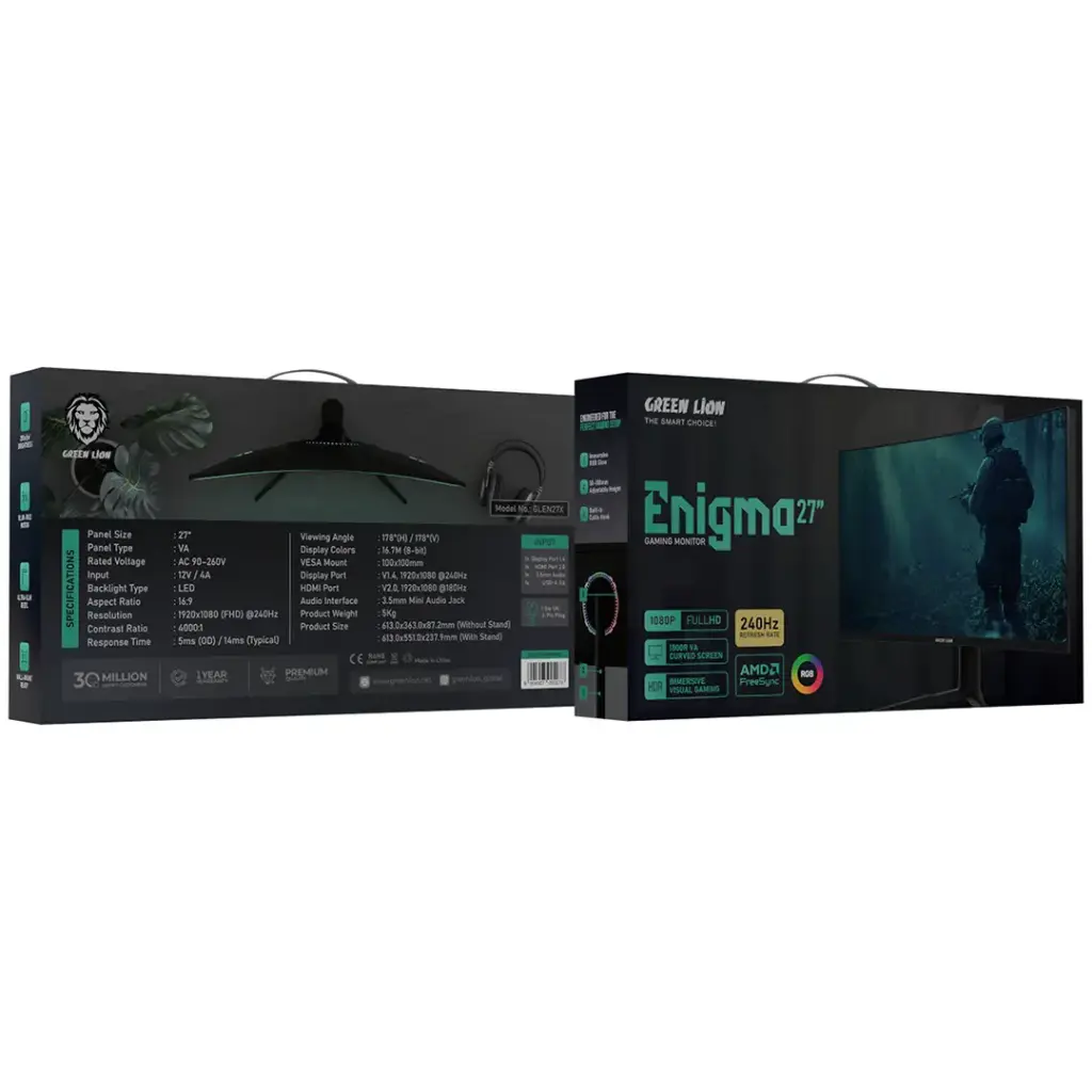 Green Lion ENGIMA 27'' Gaming Monitor