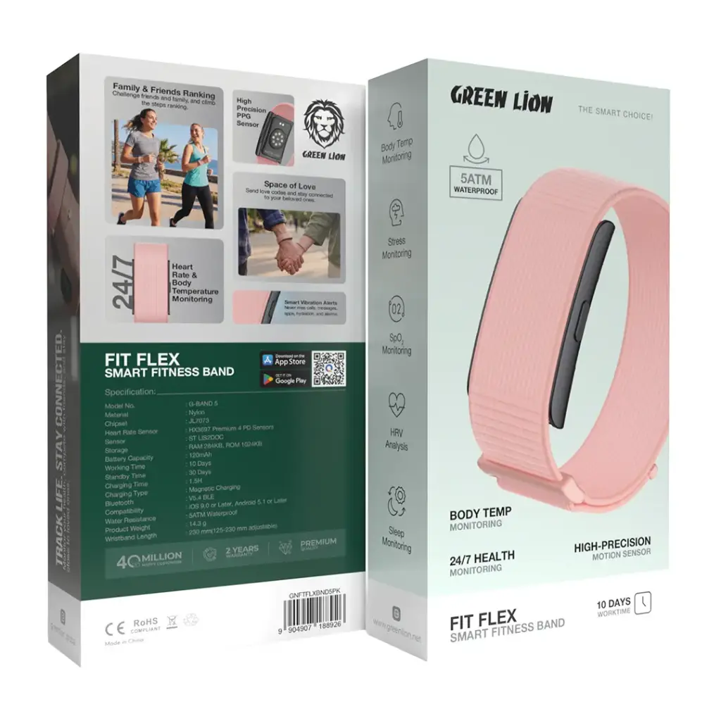 Green Lion Fit Flex Smart Fitness Band