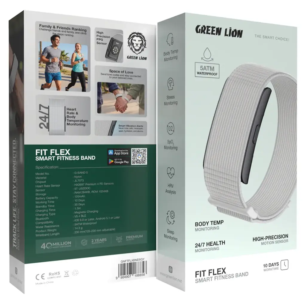 Green Lion Fit Flex Smart Fitness Band