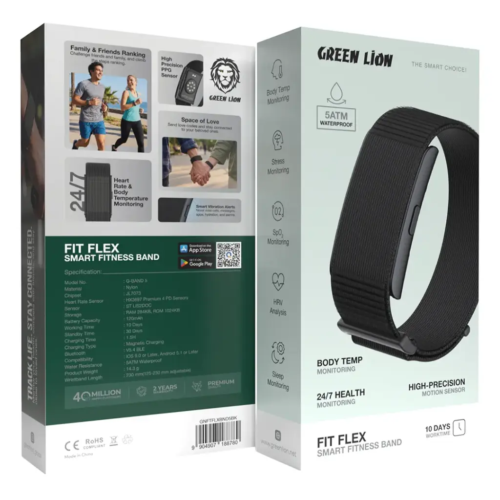 Green Lion Fit Flex Smart Fitness Band