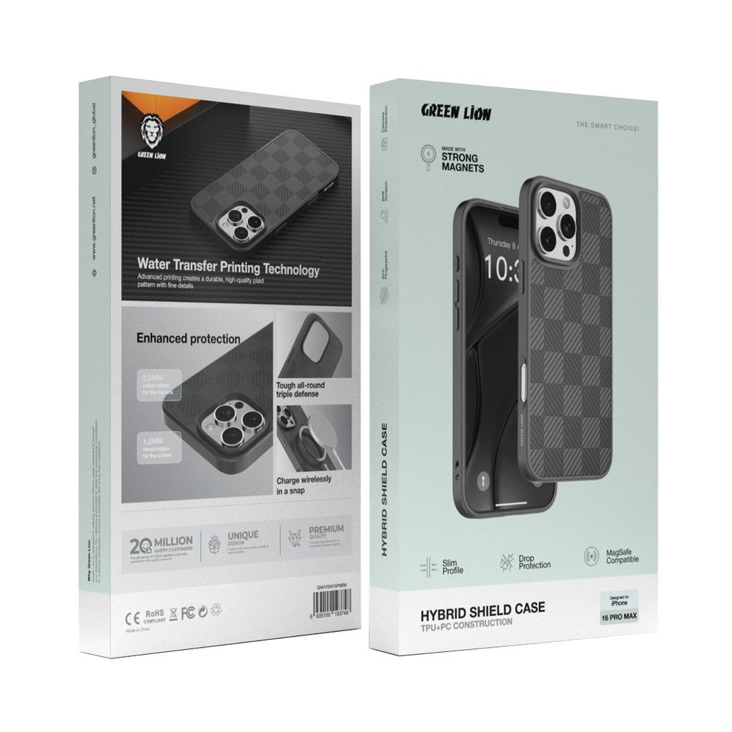 Green Lion Hybrid Shield Case for iPhone 16 Pro