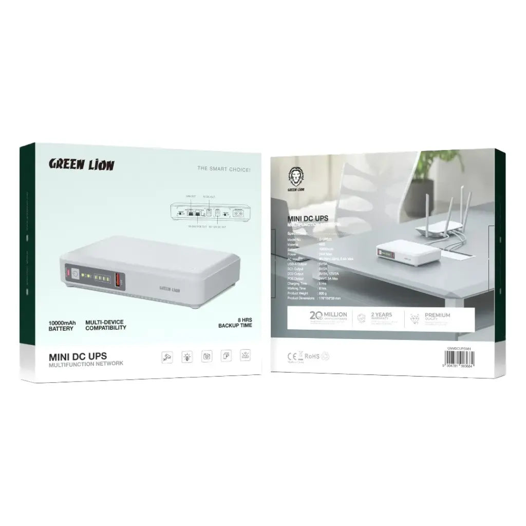 Green Lion Mini DC UPS 10000mAh