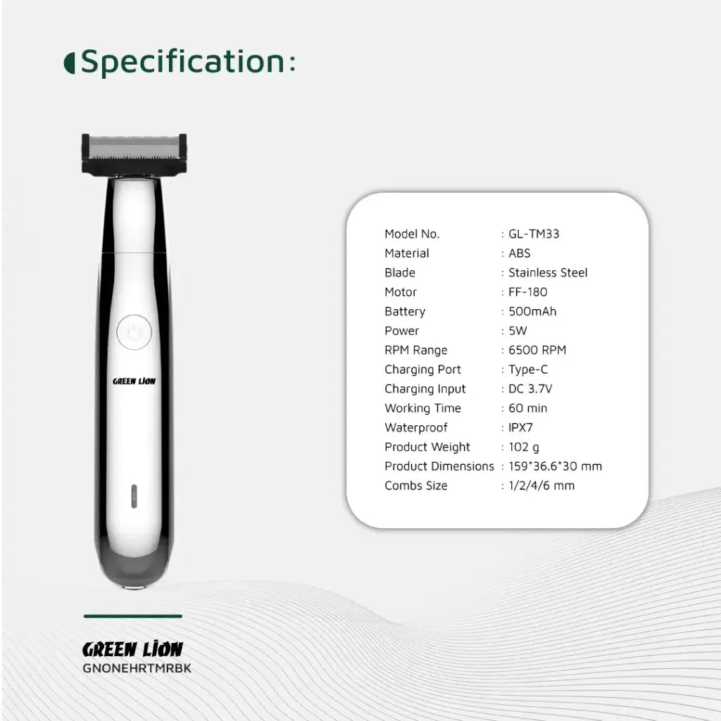 Green Lion One Blade Pro Hair Trimmer