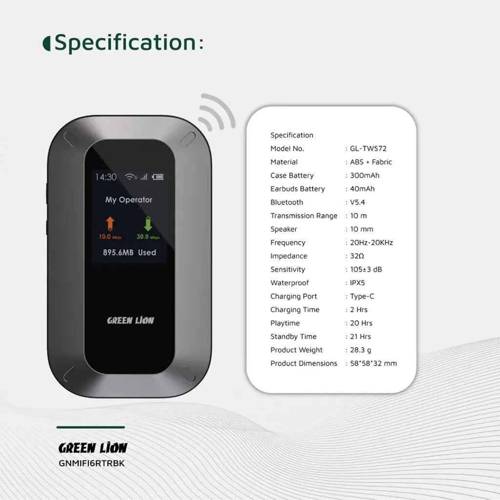 Green Lion Portable Mifi Router