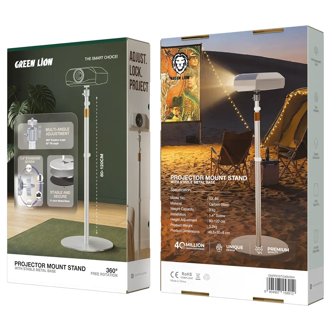 Green Lion Projector Mount Stand with Stable Metal Base