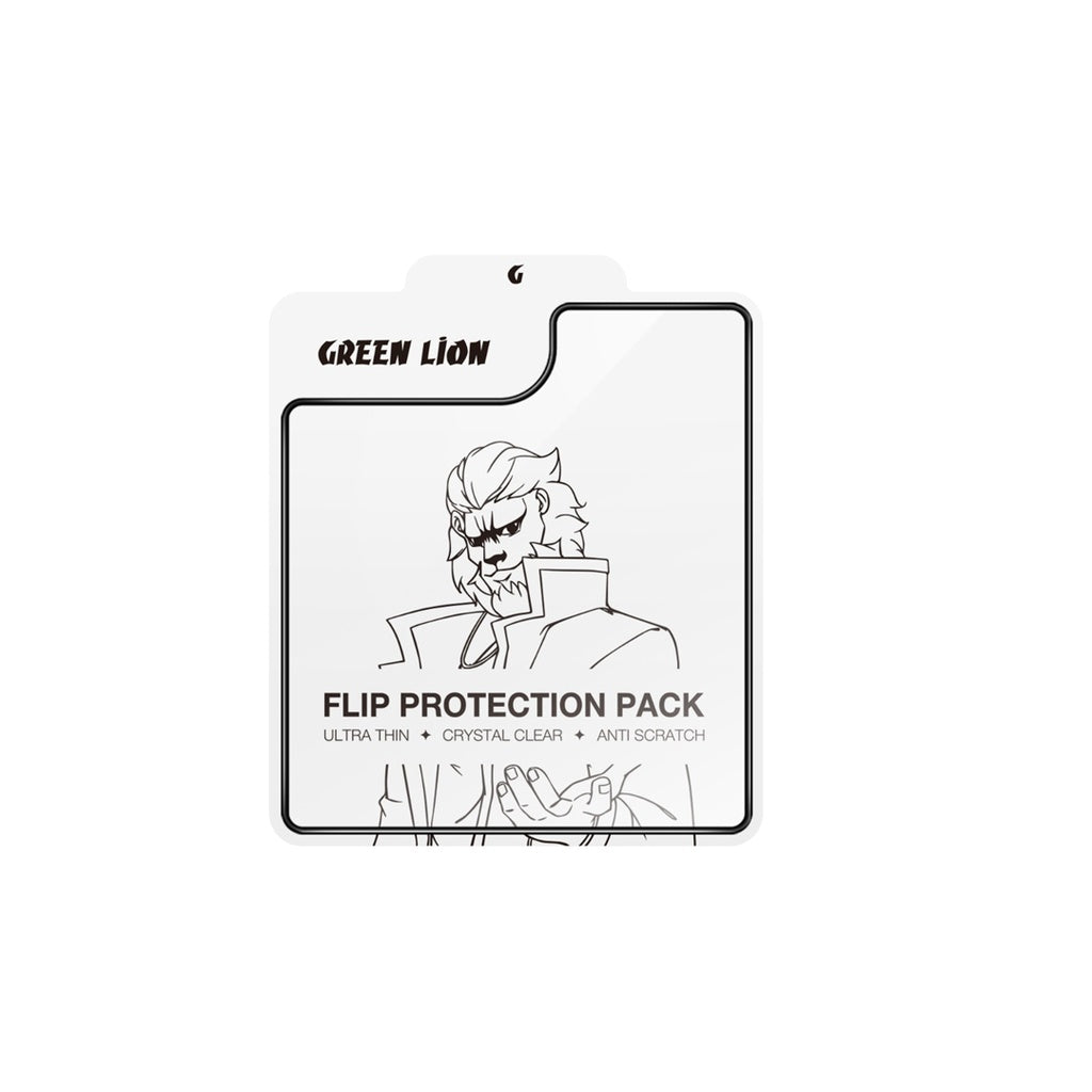 Green Lion Samsung Galaxy Z Flip 6 Fold Protection Pack - Clear