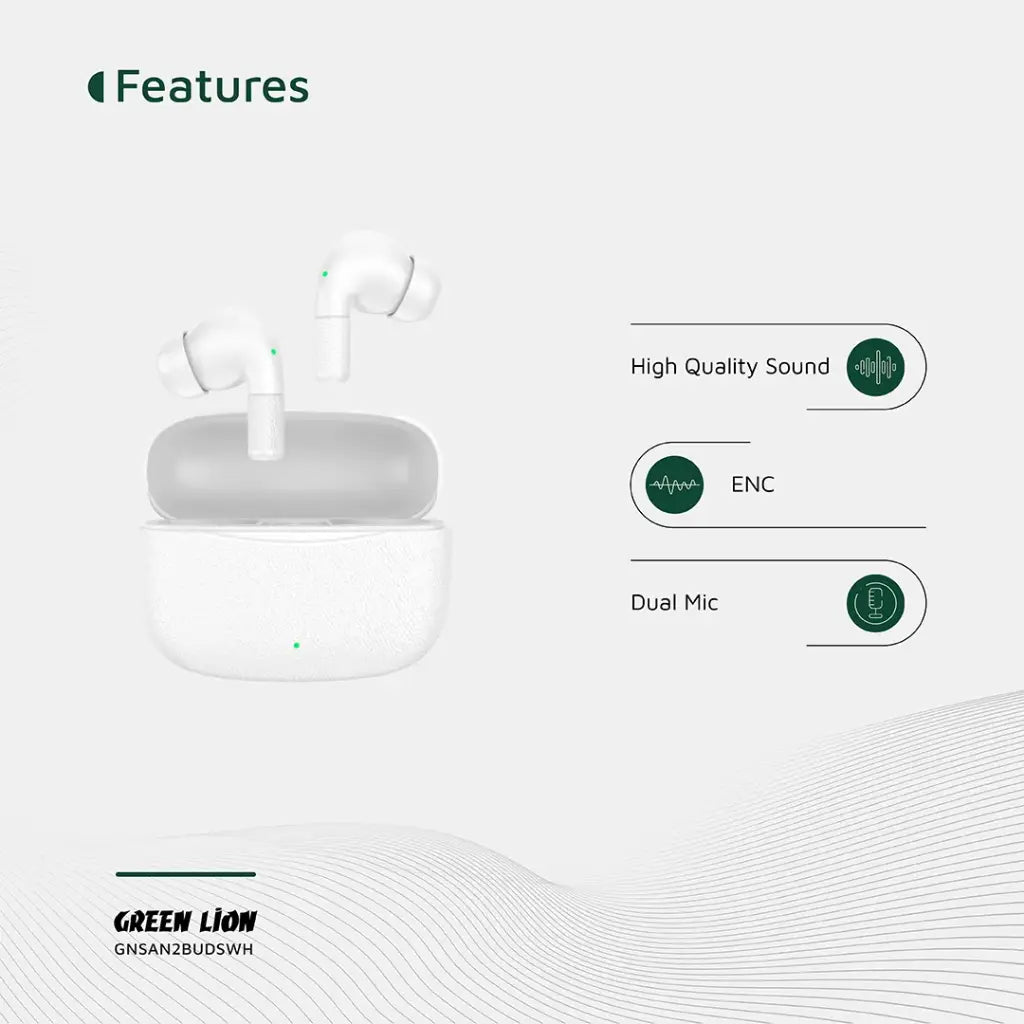 Green Lion Santorini 2- True Wireless Earbuds TWS