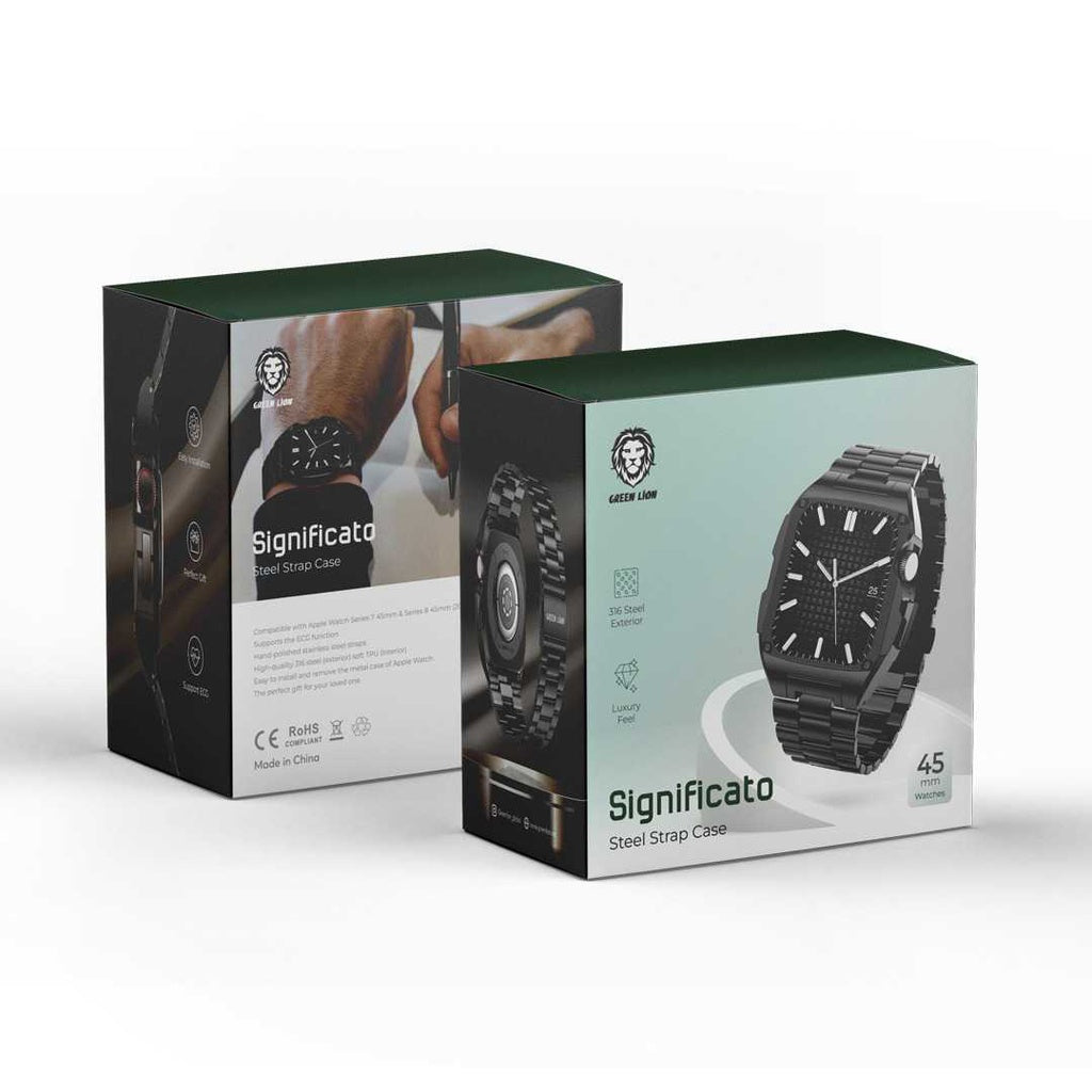 Green Lion Significato Steel Strap Case