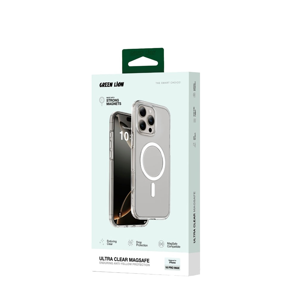 Green Lion Ultra Clear MagSafe Case