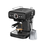 LePresso Retro Espresso Machine Boiler Gauge And Milk Steamer