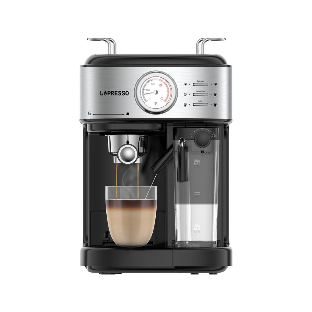 LePresso Barista Espresso Machine Automatic Milk Frother & Flow Meter