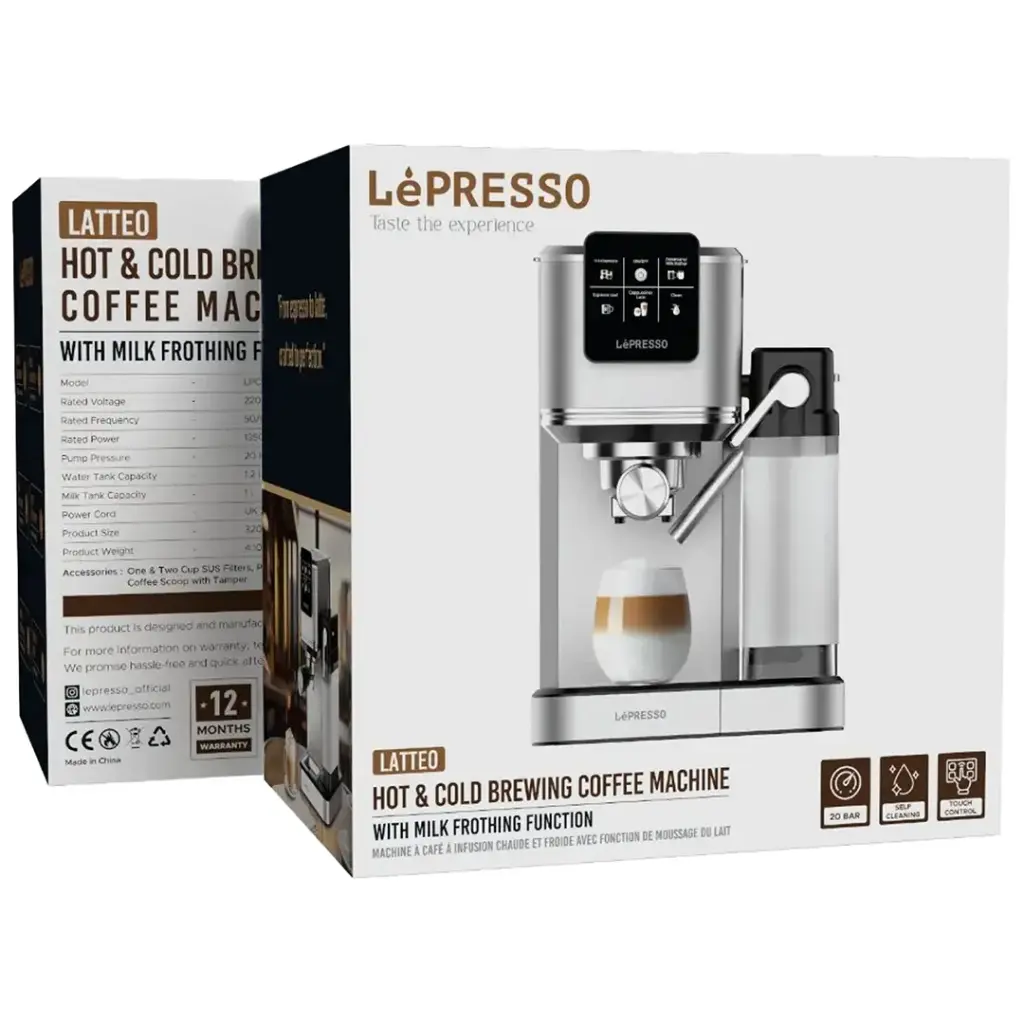 LePresso Latteo  Hot & Cold Brewing Coffee Machine