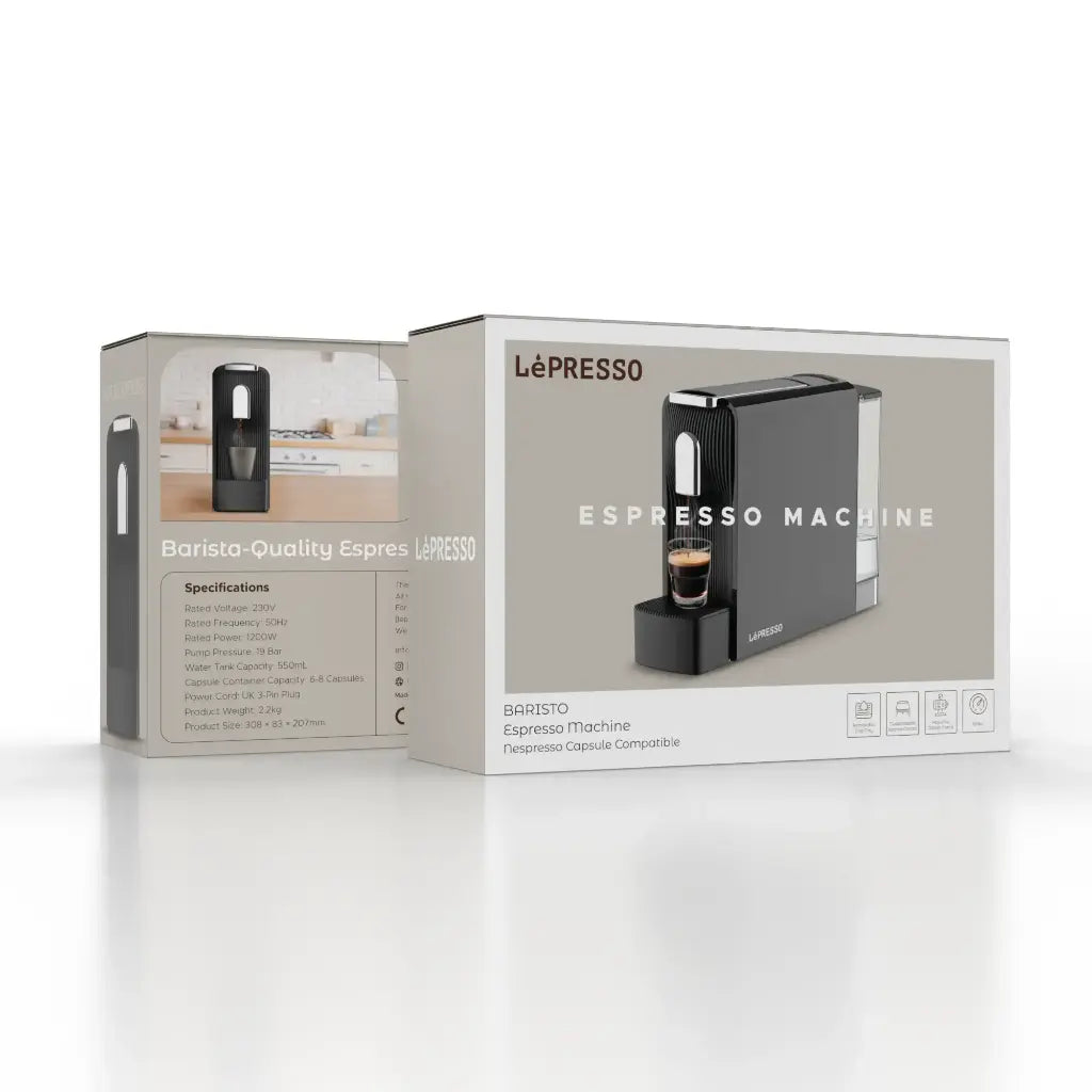 Lepresso Baristo Espresso Machine Nespresso Capsule Compatile