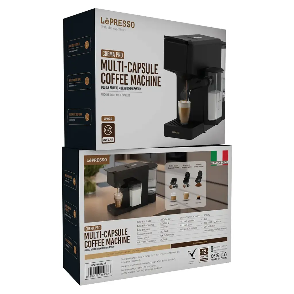 LePresso Crema Pro Multi-Capsule Coffee Machine