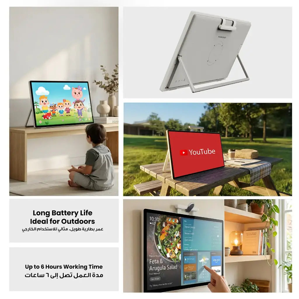Porodo Naspanora Portable smart Tablet